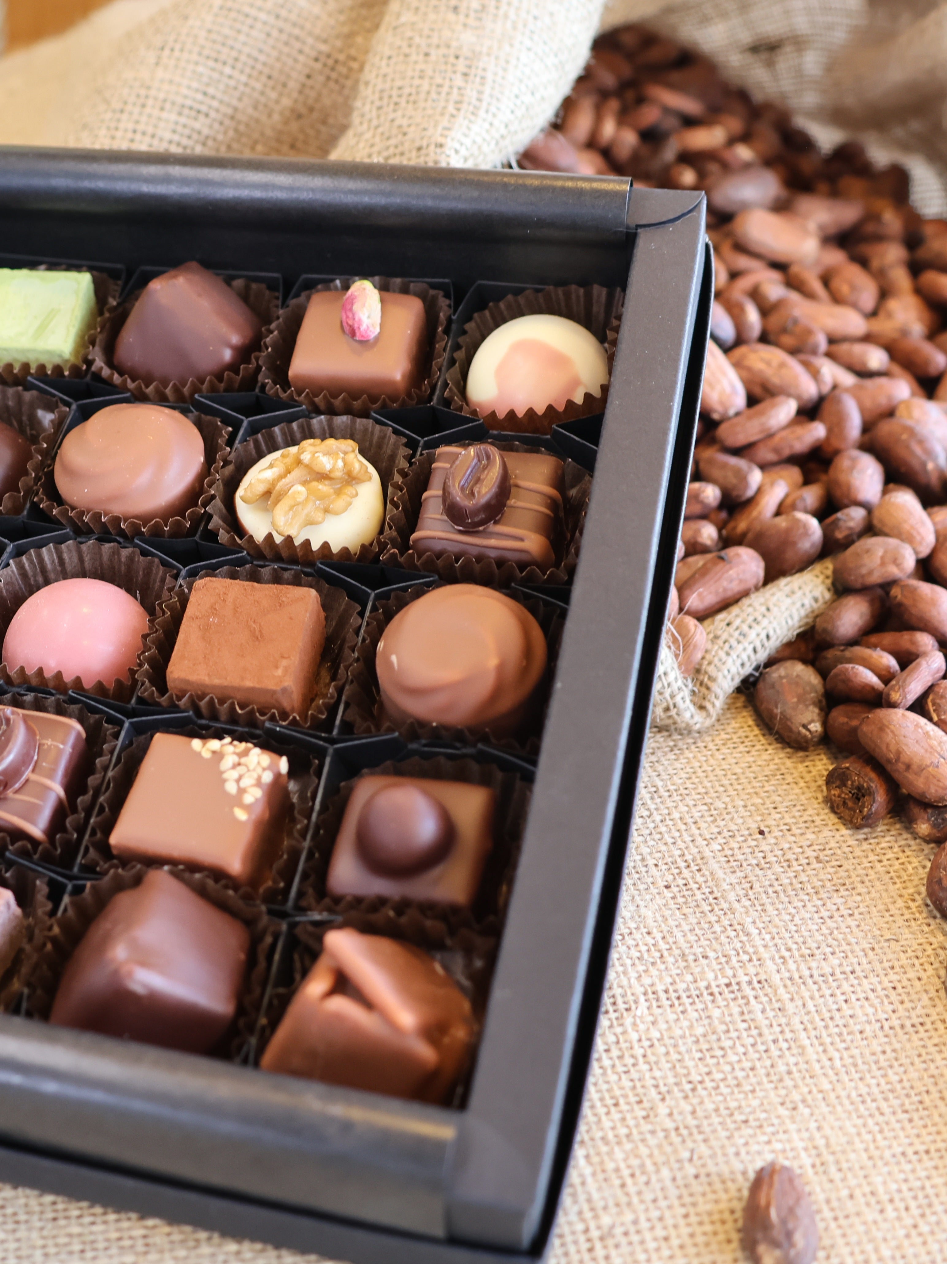 Boite de pralinés et coffrets