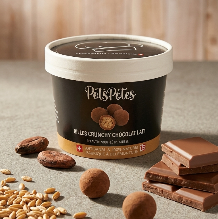 Billes crunchy Chocolat au lait (Épeautre soufflé VD)