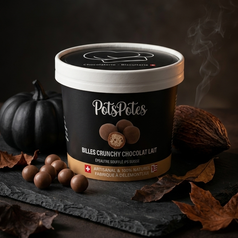 Billes crunchy Chocolat au lait (Épeautre soufflé VD)