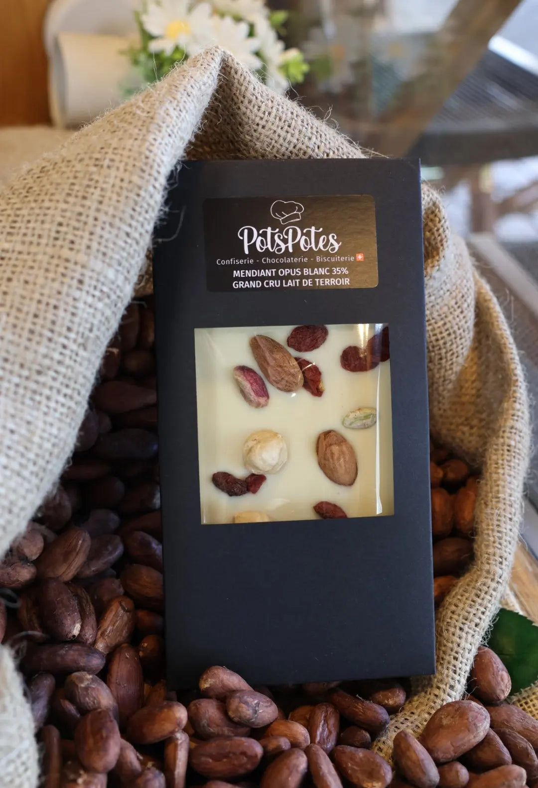 Tablette Grand Cru Mendiant Opus 35% lait de terroir PotsPotes