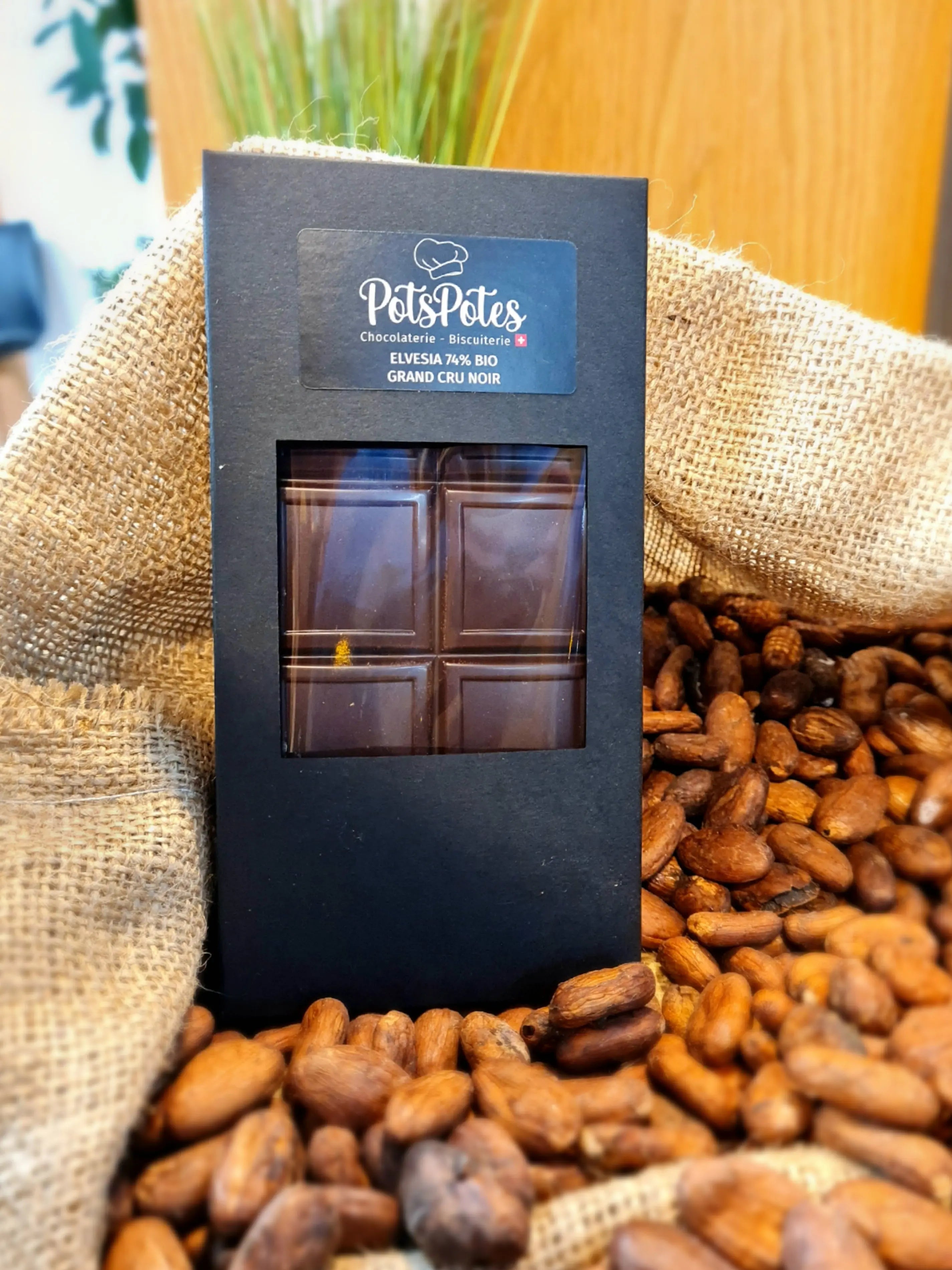 Tablette grand cru Elvesia 74% Bio PotsPotes