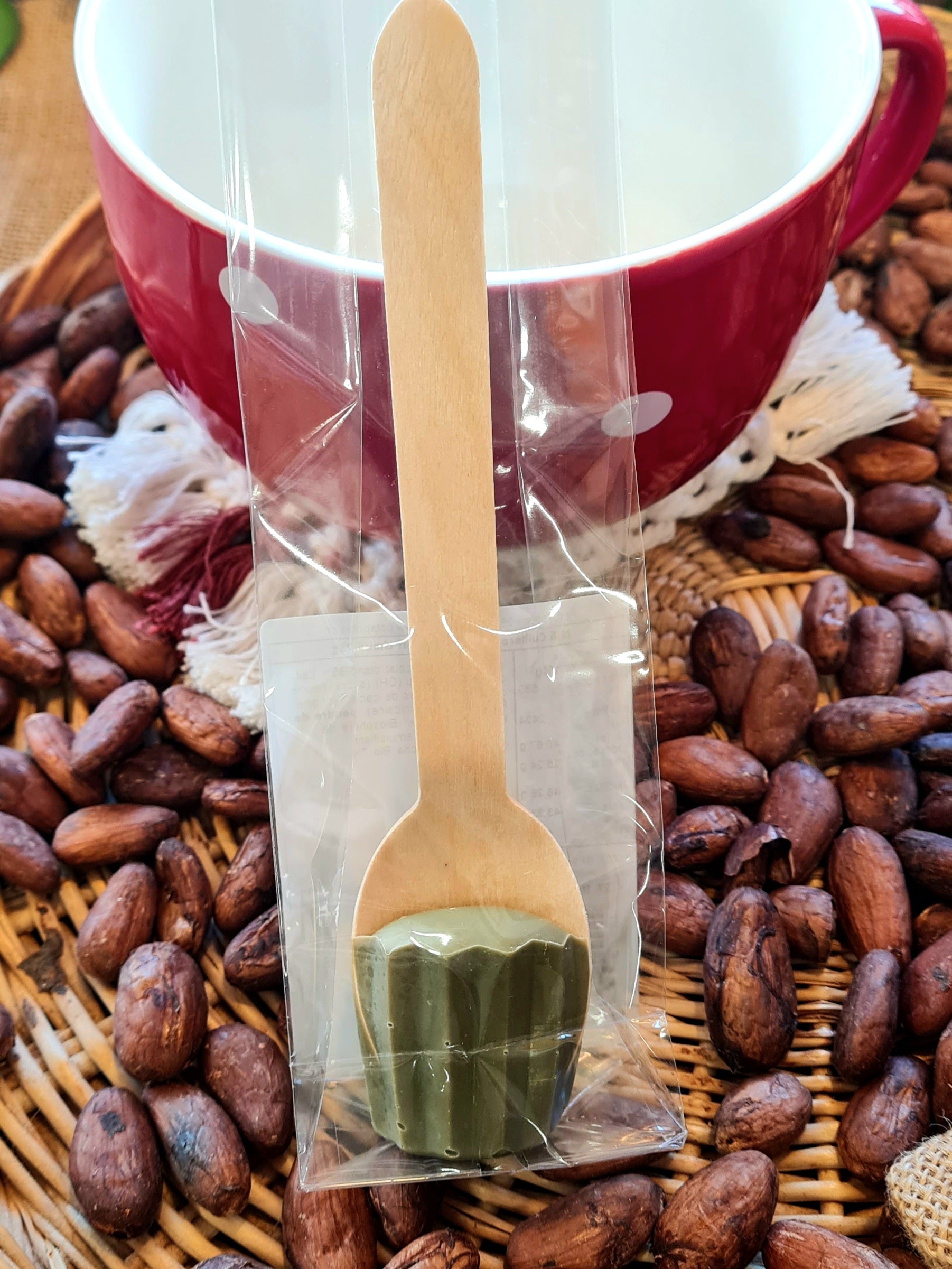 Cuillère chocolat chaud à choix