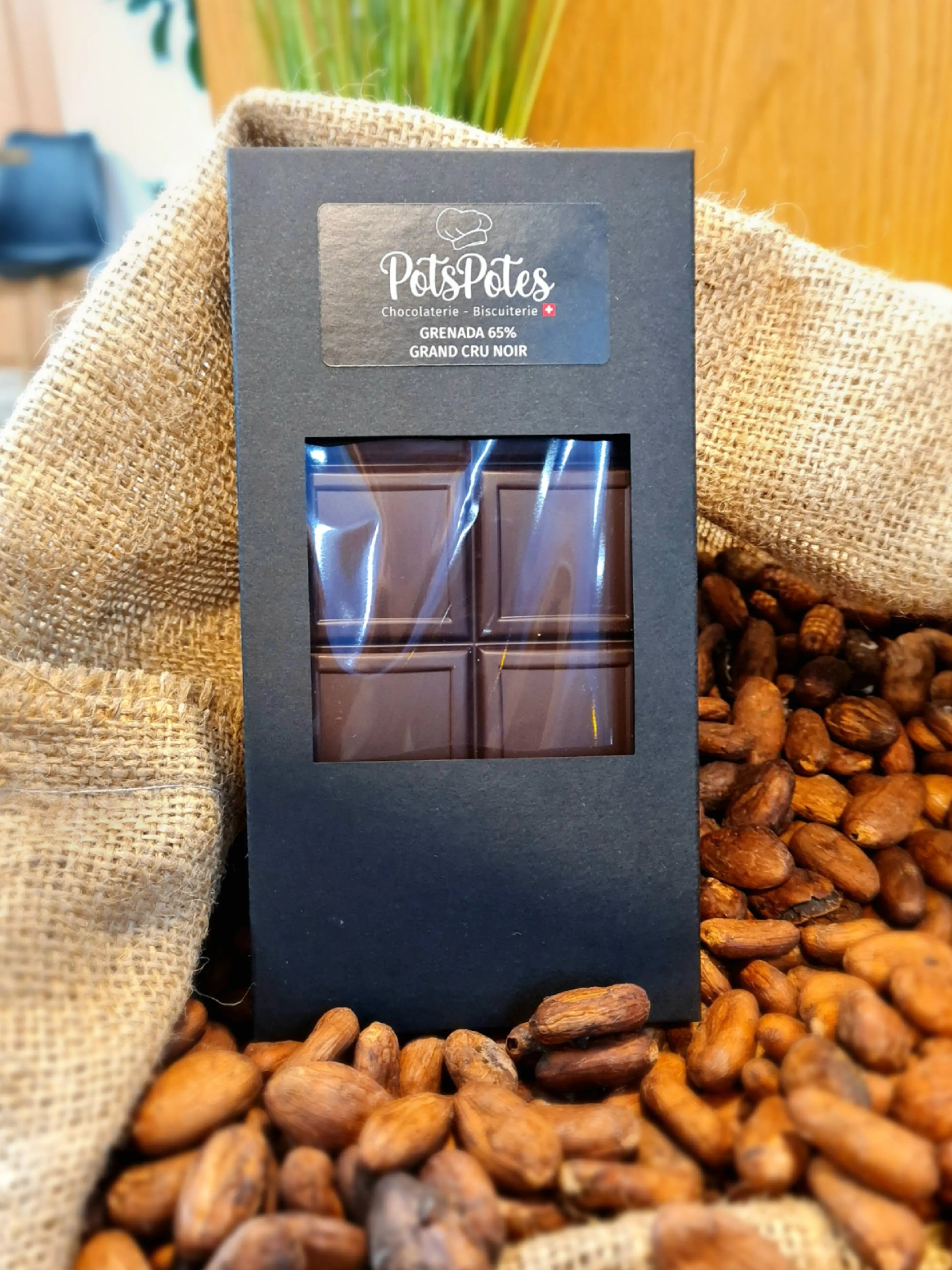 Tablette grand cru Grenada 65% Nature PotsPotes