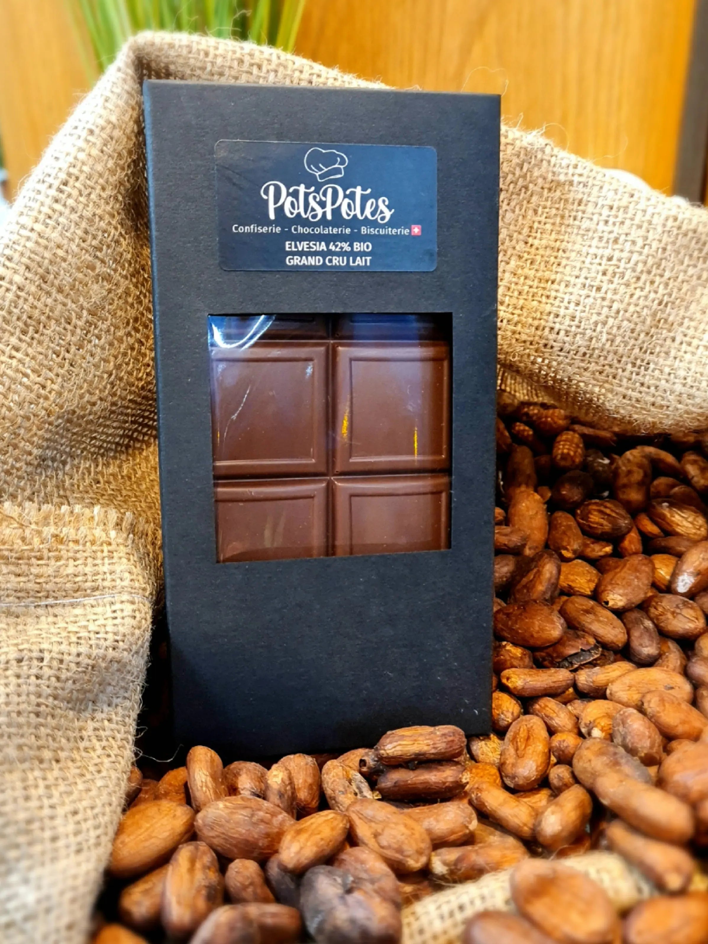 Tablette grand cru Elvesia 42% Bio PotsPotes