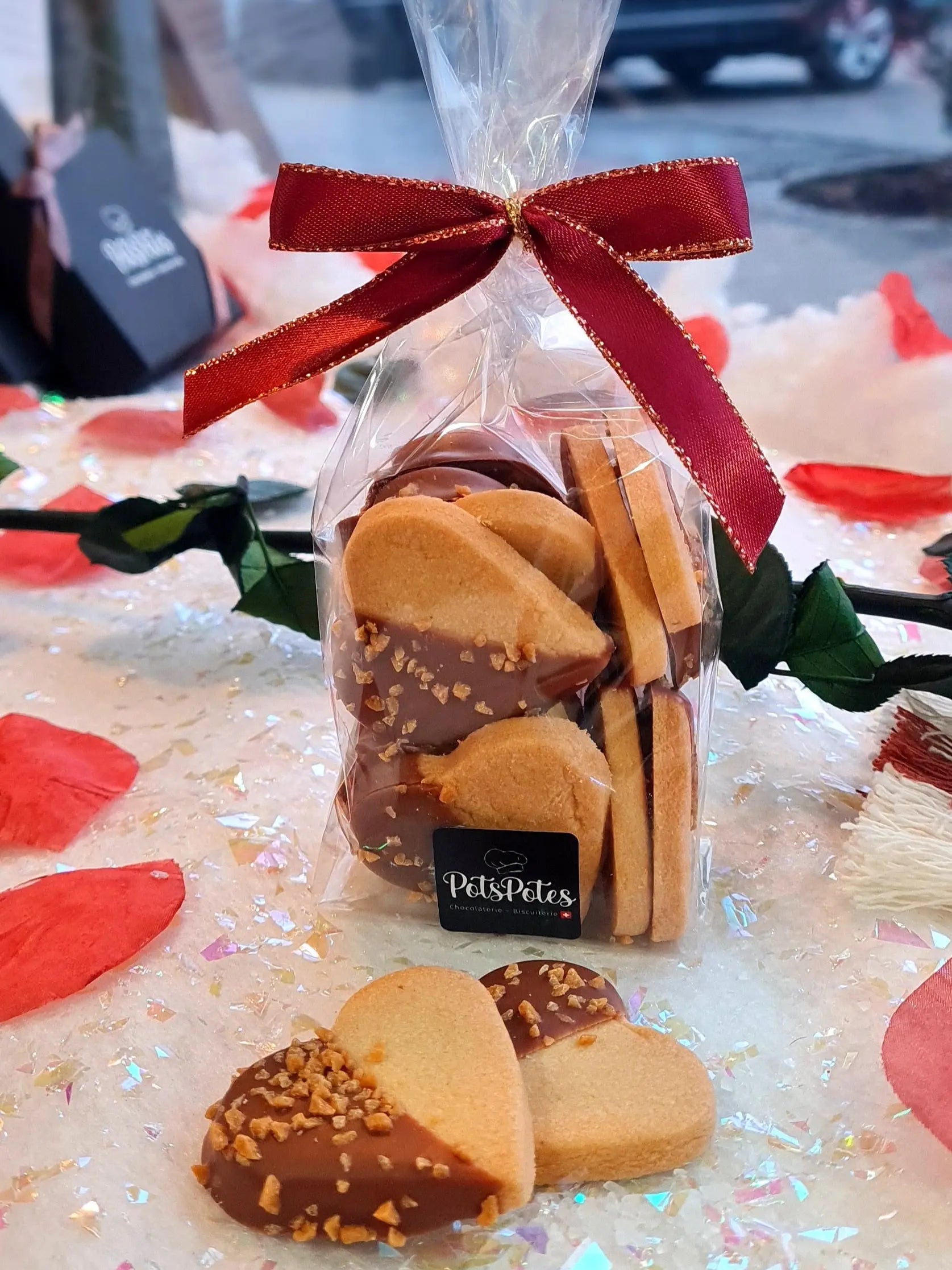 Sablés Pur Beurre Chocolat au Lait - Caramel PotsPotes