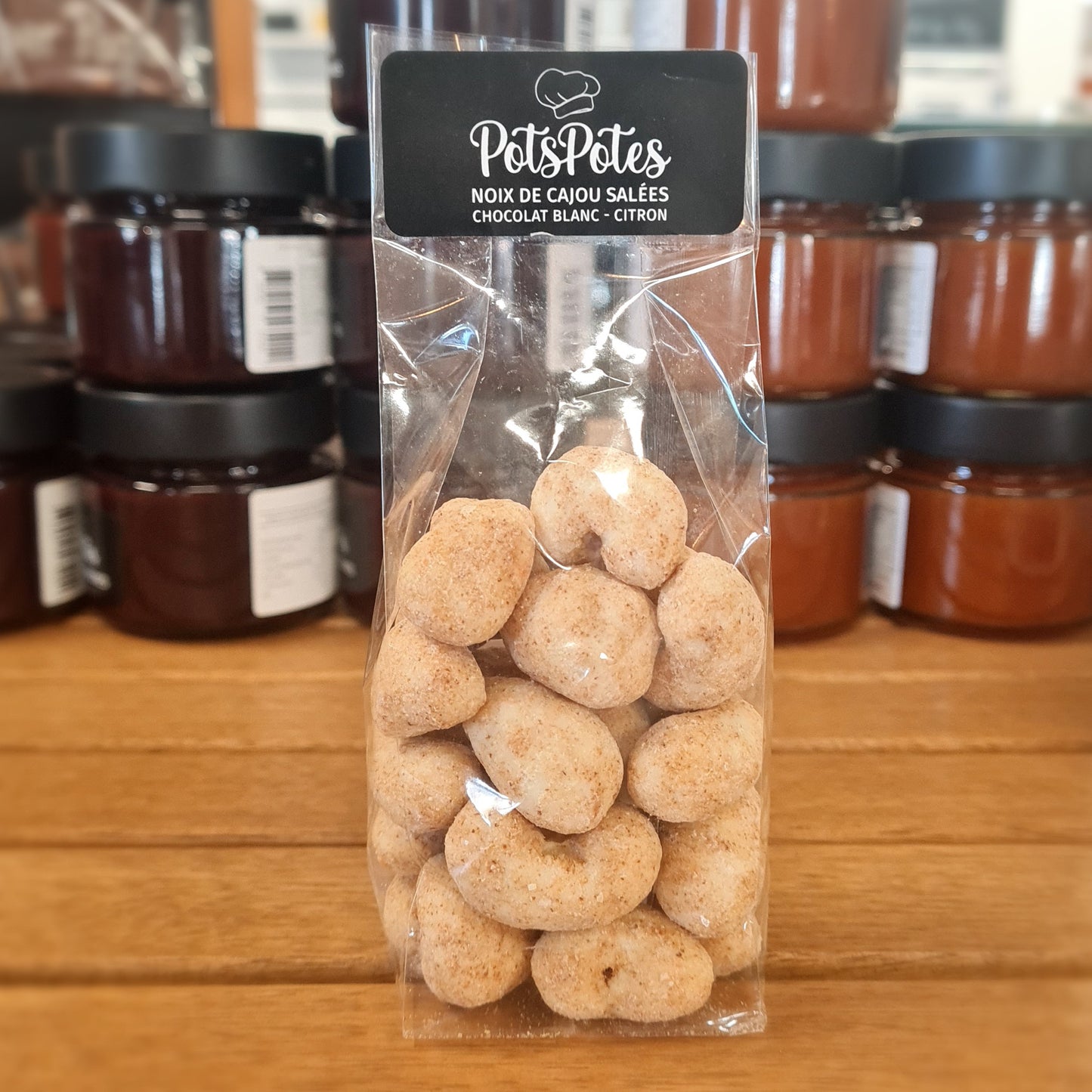 Noix de cajou salĂ©es chocolat blanc & citron đ