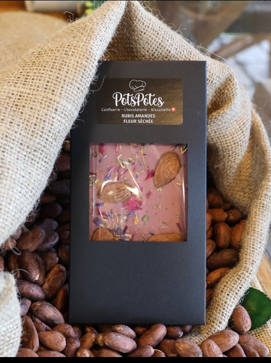 Rubinmandel- und Trockenblumentablette