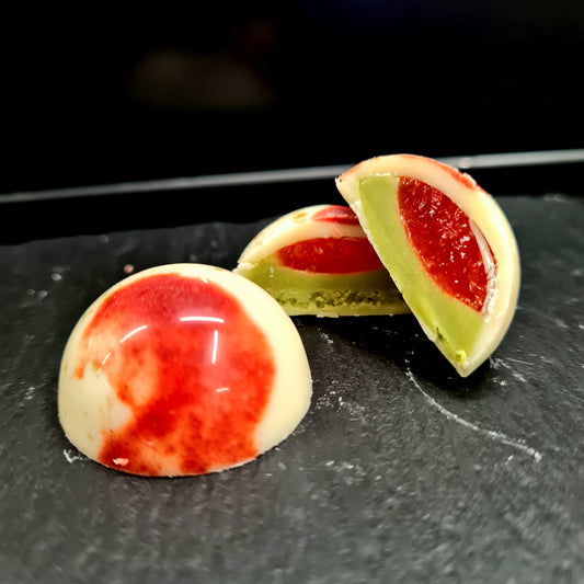 Boite Pralinés "Fraise Matcha" (nouveau design)