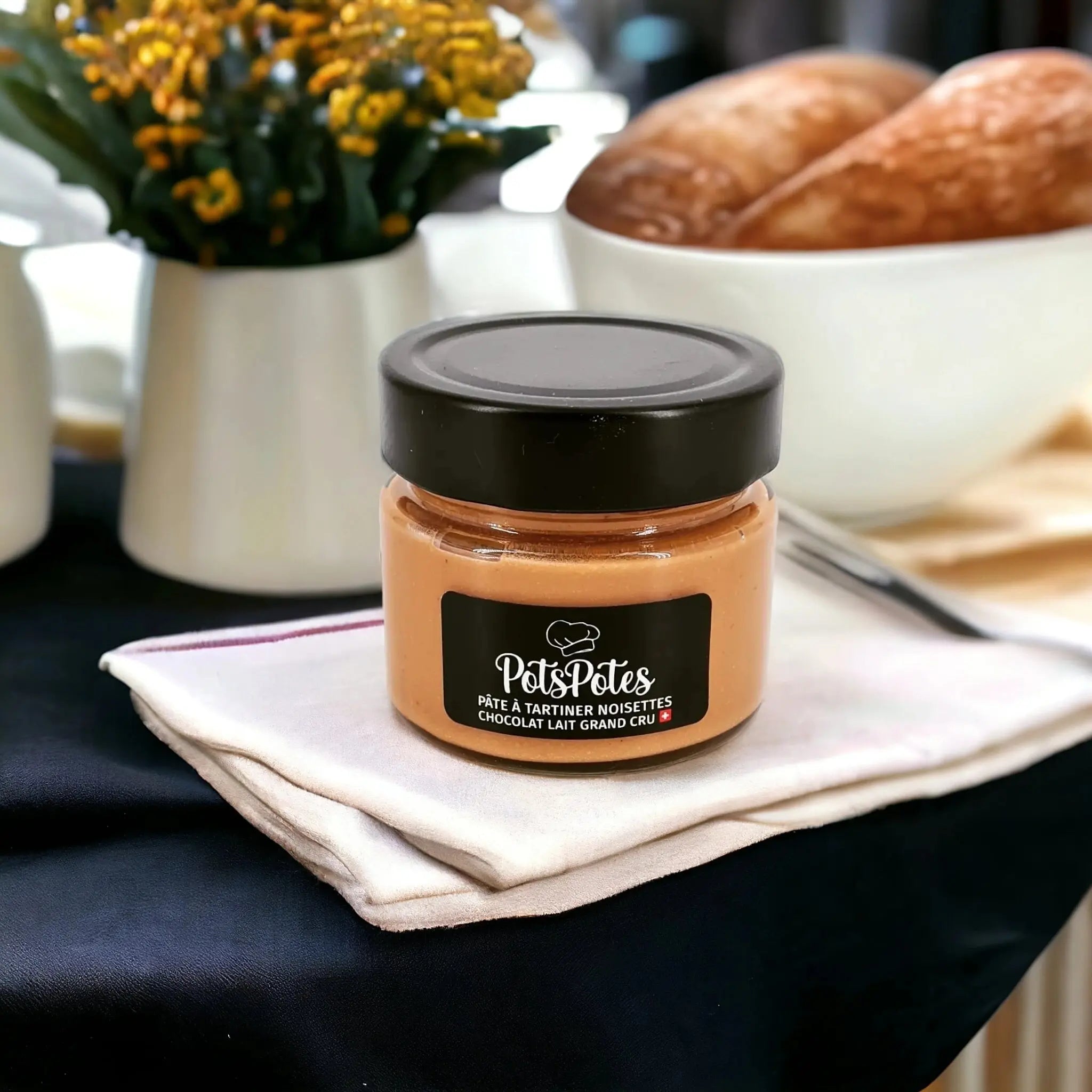 Pâte à tartiner Noisette chocolat lait Grand Cru 🇨🇭 PotsPotes