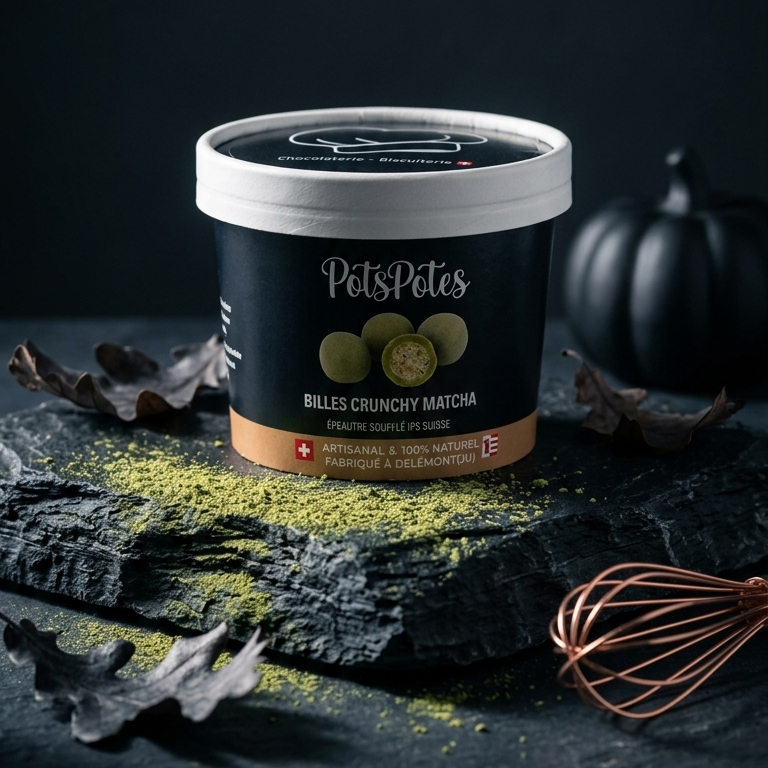 Billes crunchy Chocolat Matcha (Épeautre soufflé VD)
