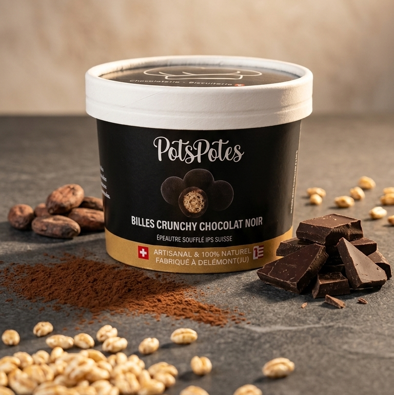 Billes crunchy Chocolat noir (Épeautre soufflé VD)