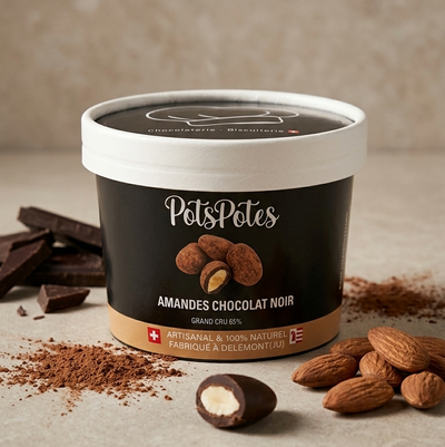 Amandes Chocolat noir