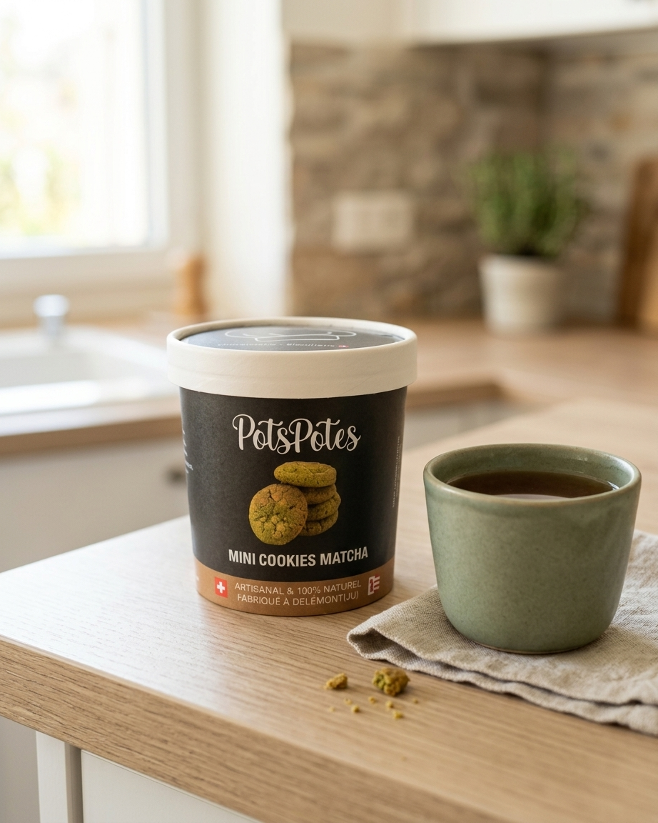 Pot Mini cookies Matcha