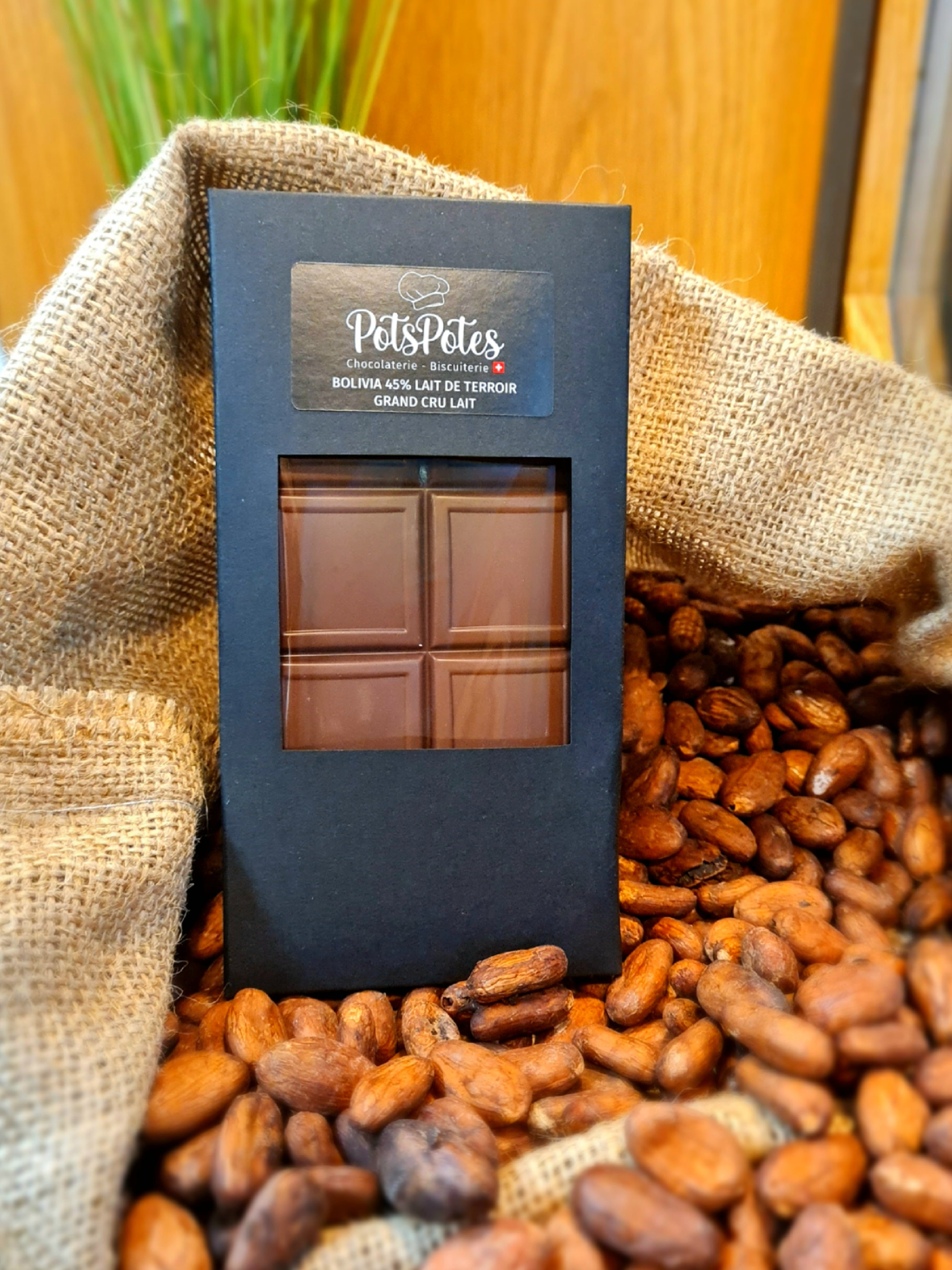 Bolivien Grand Cru Schokolade 45 % Terroir Milch