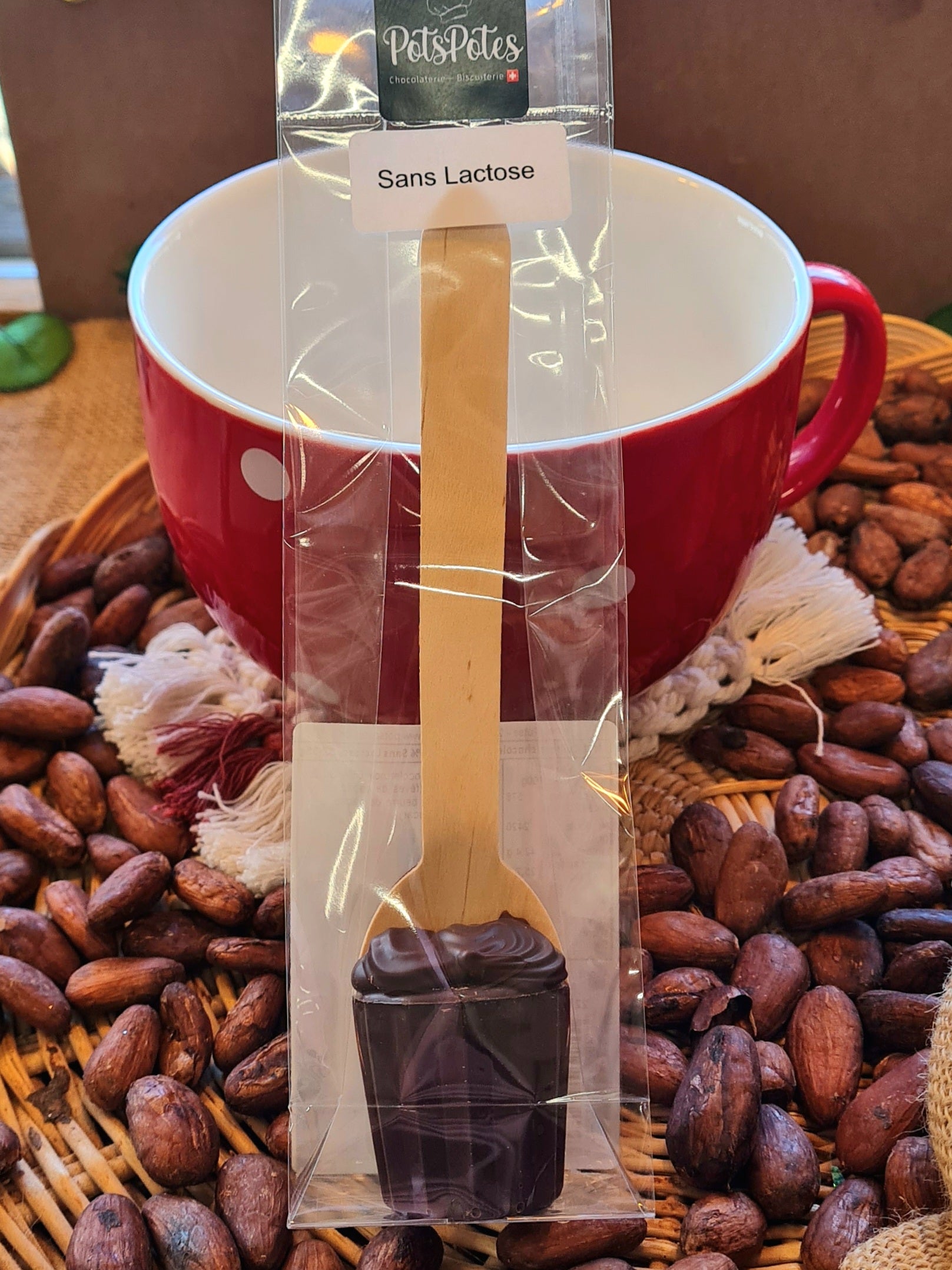 Cuillère chocolat chaud à choix