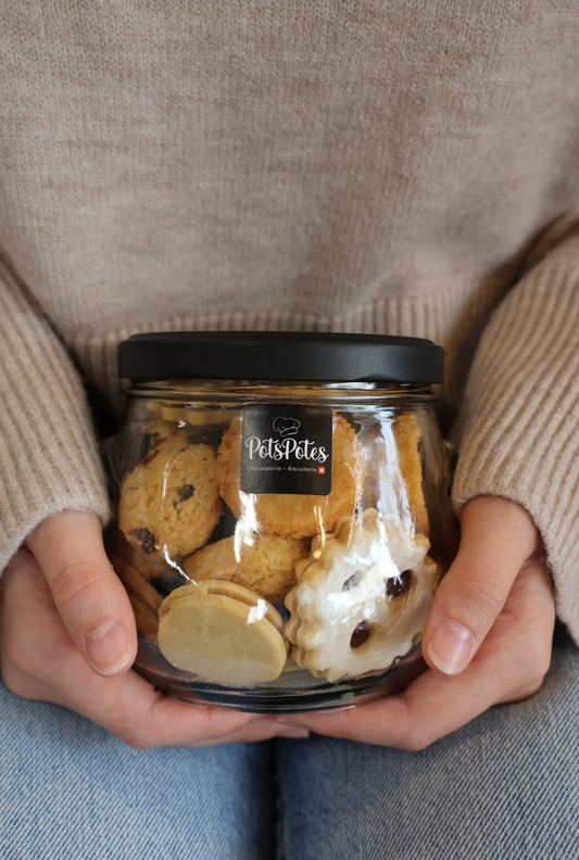 Kekssortiment im Glas