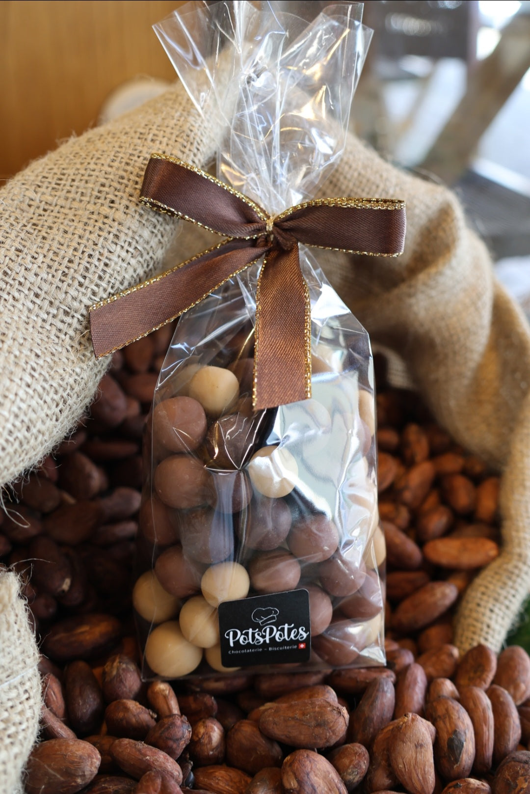 Billes crunchy aux 3 chocolats (Épeautre soufflé VD)