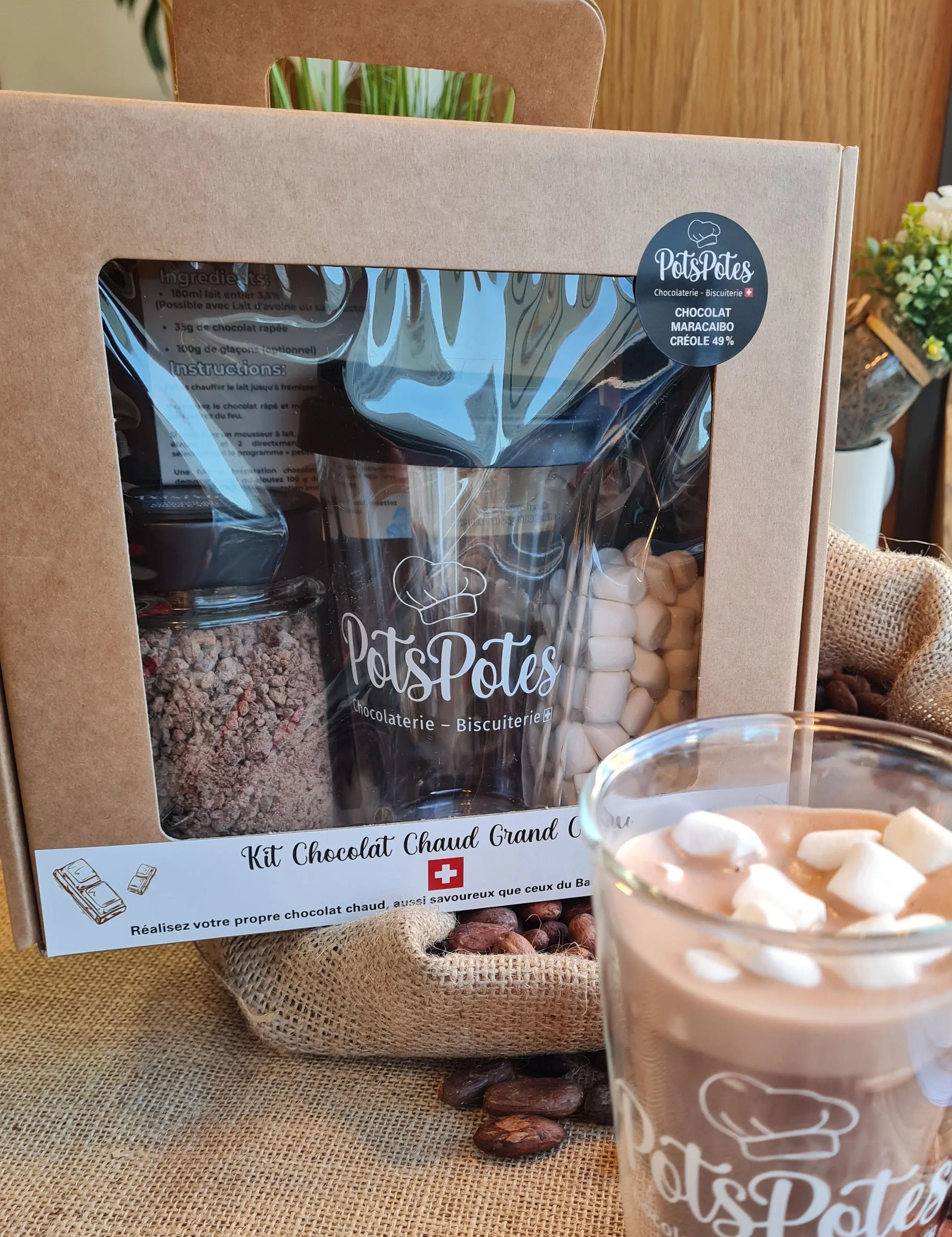 Kit Chocolat Chaud 49% PotsPotes